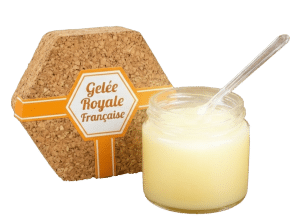 pot de gelée royale GRF produite aux Ruchers du Tigou
