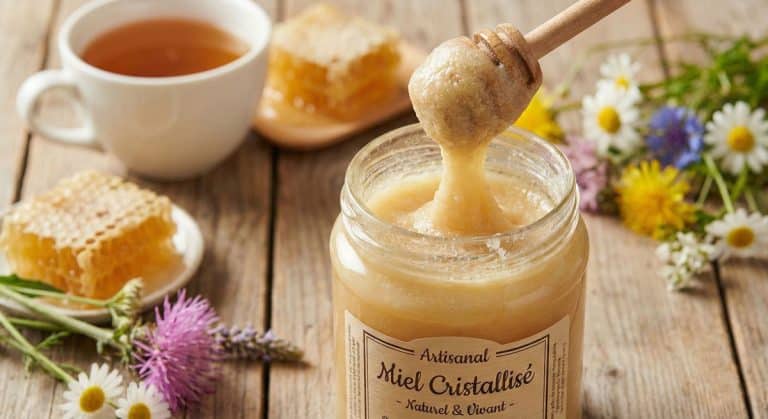 Phénomène naturelle de la cristallisation du miel