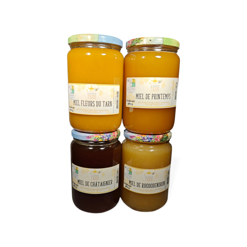 Coffret de miel - 4x980g